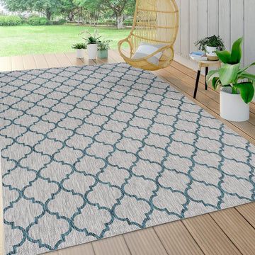 Arabesque Ogee Trellis Indoor/outdoor Area Rug